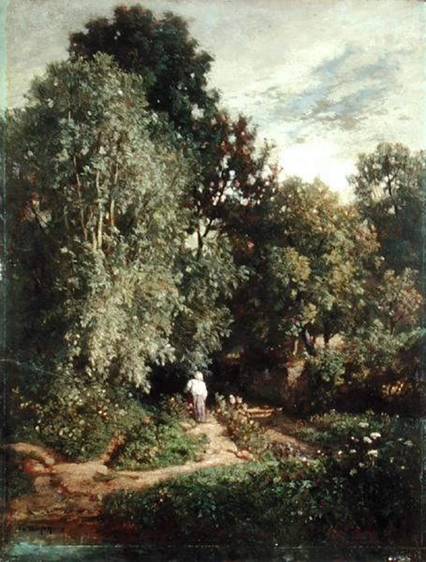 Sentiero in un piccolo bosco - State Hermitage Museum, St. Petersburg